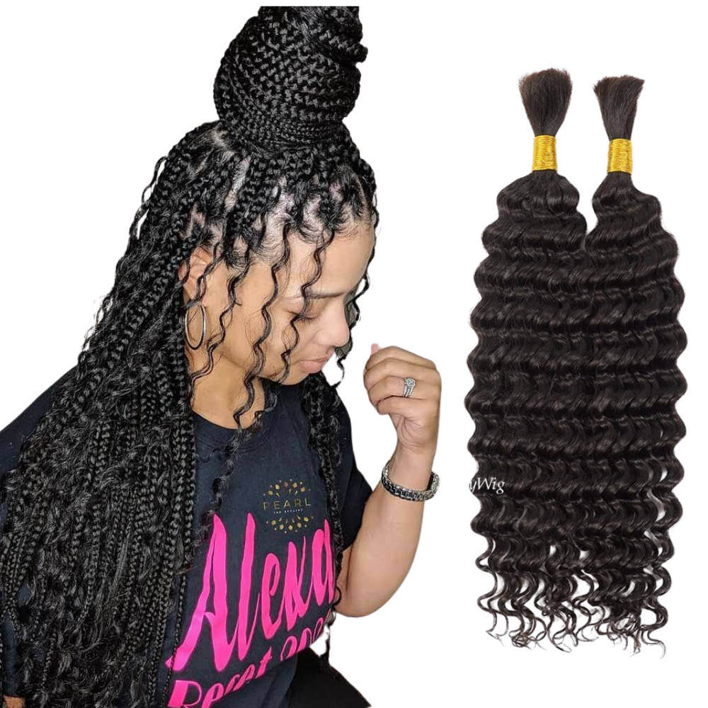 Elite Deep Wave Bulk Hair (100g)