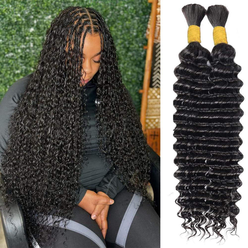 Deep Curly Bulk Hair