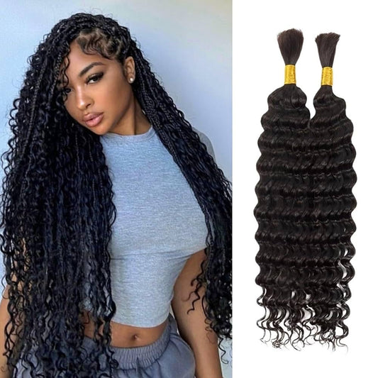 Elite Deep Wave Bulk Hair (100g)